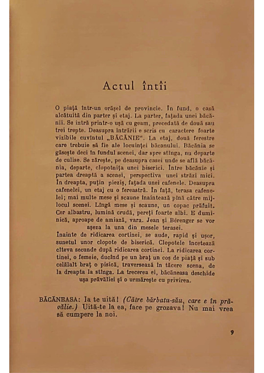 Rinocerii. Regele moare. Pietonul vazduhului. Setea si foamea - Eugen Ionescu